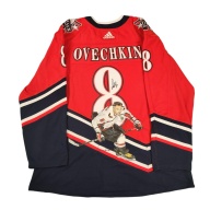 1/1 Alexander OVECHKIN Signed & Hand Painted Washington Capitals Reverse Retro 1.0 Jersey