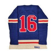 EXTREMELY RARE Lester PATRICK Signed New York Rangers Vintage Wool Jersey