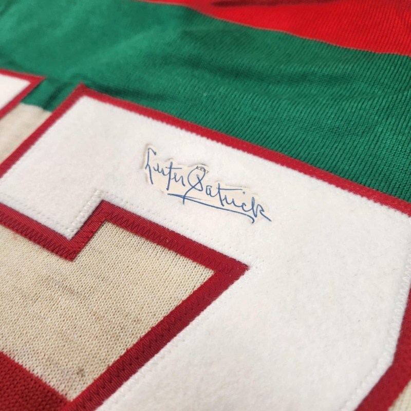 IMPOSSIBLY RARE Lester Patrick Signed Seattle Metropolitans Vintage Wool Jersey