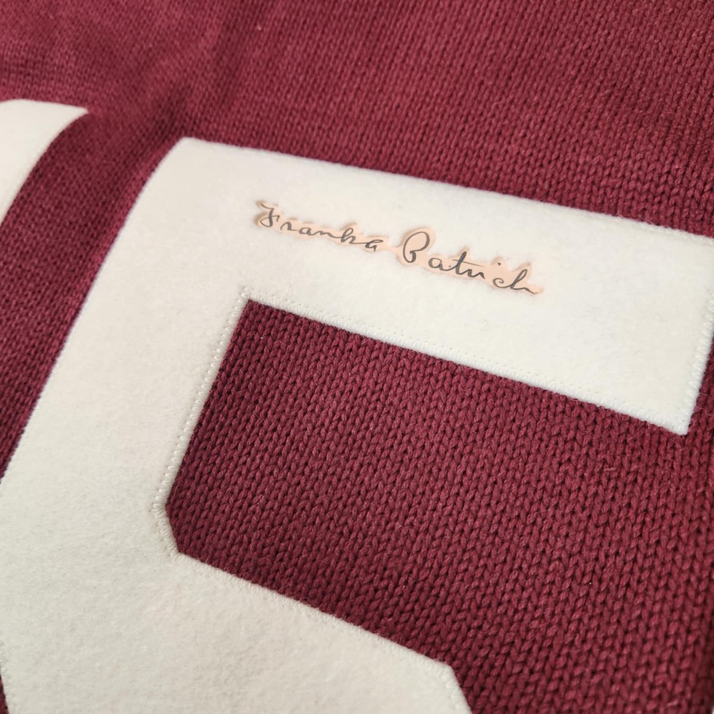 IMPOSSIBLY RARE Frank PATRICK Signed Vancouver Millionaires Vintage Wool Jersey