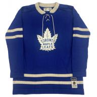 Harvey Busher Jackson (deceased 1966) Signed Toronto Maple Leafs Vintage Wool 1929 Model Jersey