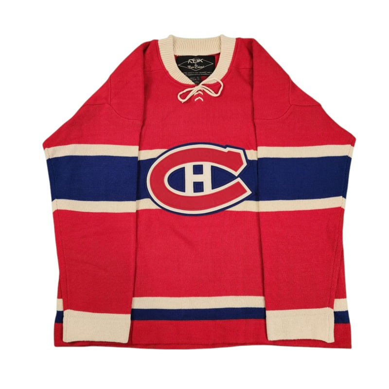 ULTRA RARE Jacques PLANTE Signed Montreal Canadiens Vintage Wool Jersey