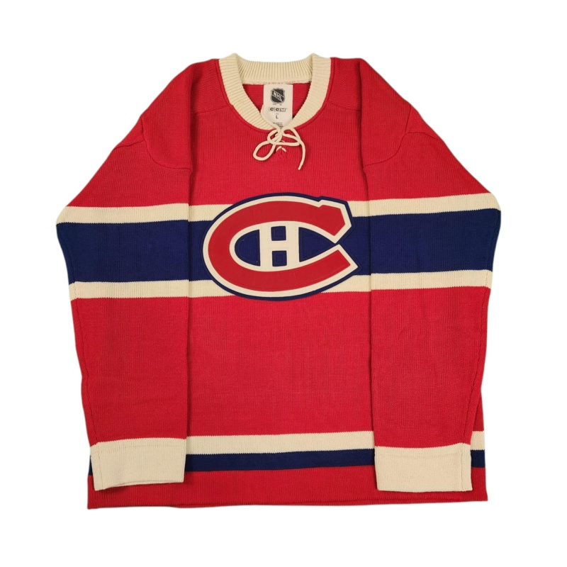 ULTRA RARE Jacques PLANTE Signed Montreal Canadiens Vintage Wool Jersey