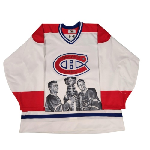 1/1 Maurice Richard & Jean Beliveau Dual Signed Montreal Canadiens Jersey