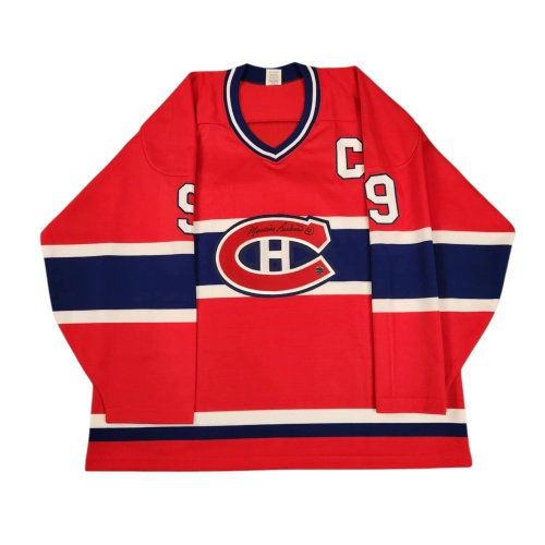 RARE "The Rocket" Maurice RICHARD Signed Montreal Canadiens Vintage Jersey