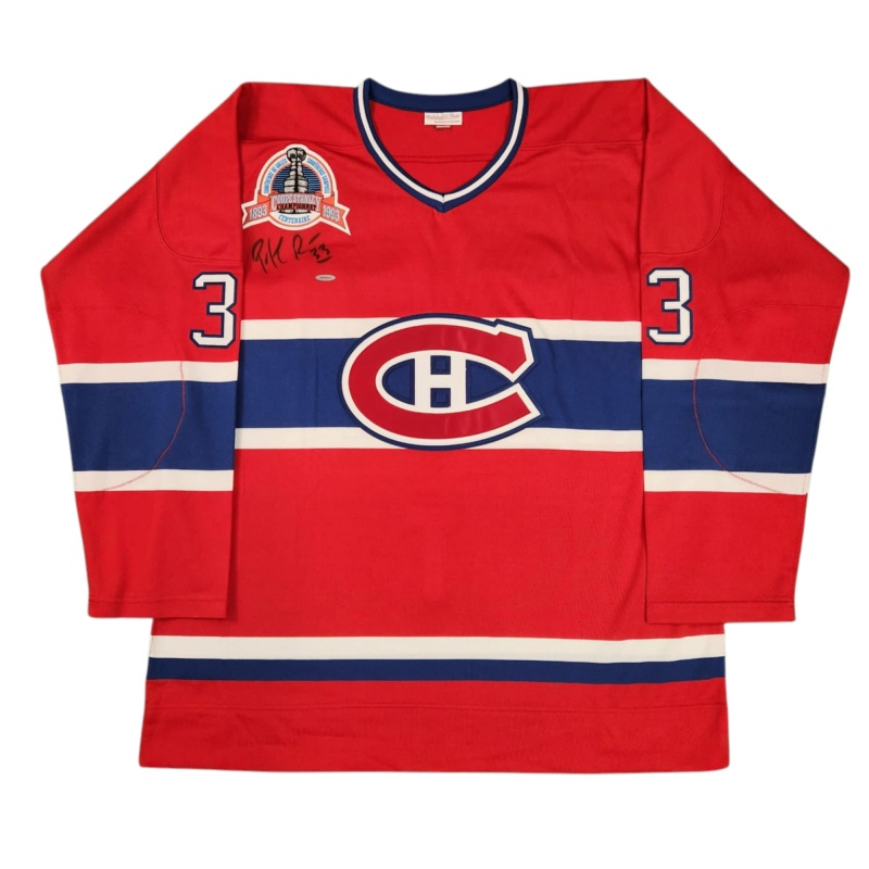 UDA Patrick ROY Signed Montreal Canadiens 1993 Stanley Cup Red Jersey