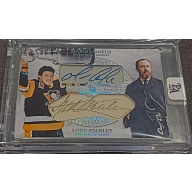 1/1 MARIO LEMIEUX & LORD STANLEY Pittsburgh Penguins DUAL AUTO Card