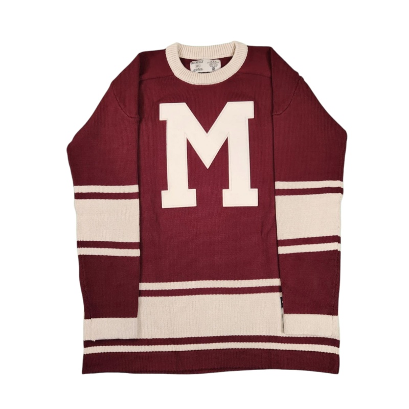 IMPOSSIBLY RARE Babe SIEBERT Signed Montreal Maroons Vintage Wool Jersey