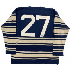 Conn Smythe (deceased 1980) Signed Toronto Maple Leafs Vintage Wool 1927 Model Jersey