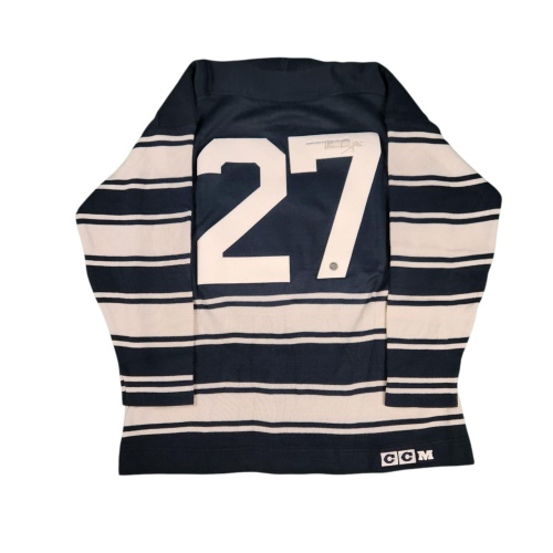 ULTRA RARE Conn SMYTHE Signed Toronto Maple Leafs Vintage Wool Jersey