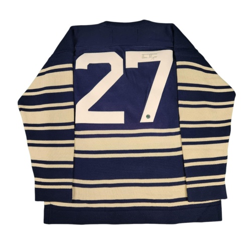 ULTRA RARE Conn SMYTHE Signed Toronto Maple Leafs Vintage Wool Jersey