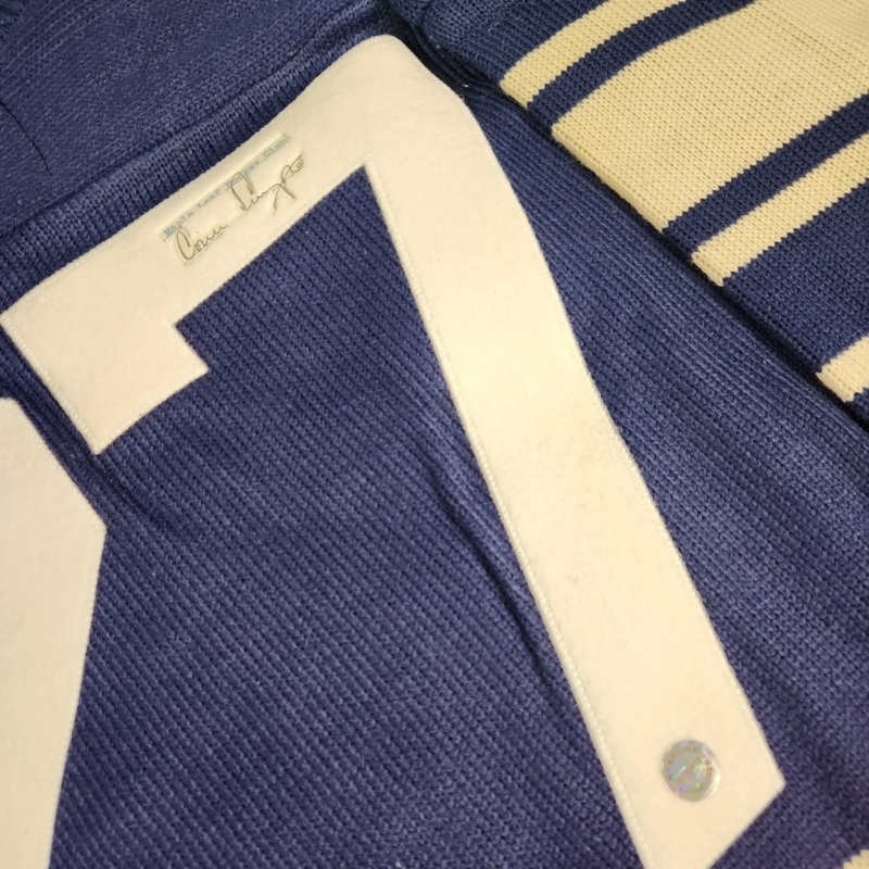 ULTRA RARE Conn SMYTHE Signed Toronto Maple Leafs Vintage Wool Jersey
