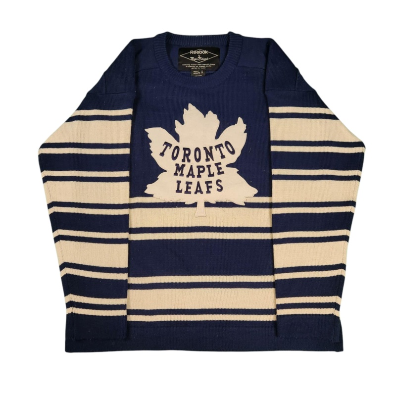 ULTRA RARE Conn SMYTHE Signed Toronto Maple Leafs Vintage Wool Jersey
