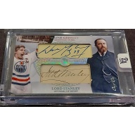 1/1 WAYNE GRETZKY & LORD STANLEY Edmonton Oilers DUAL AUTO Card
