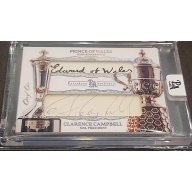1/1 PRINCE OF WALES & CLARENCE CAMPBELL NHL Trophies DUAL AUTO Card